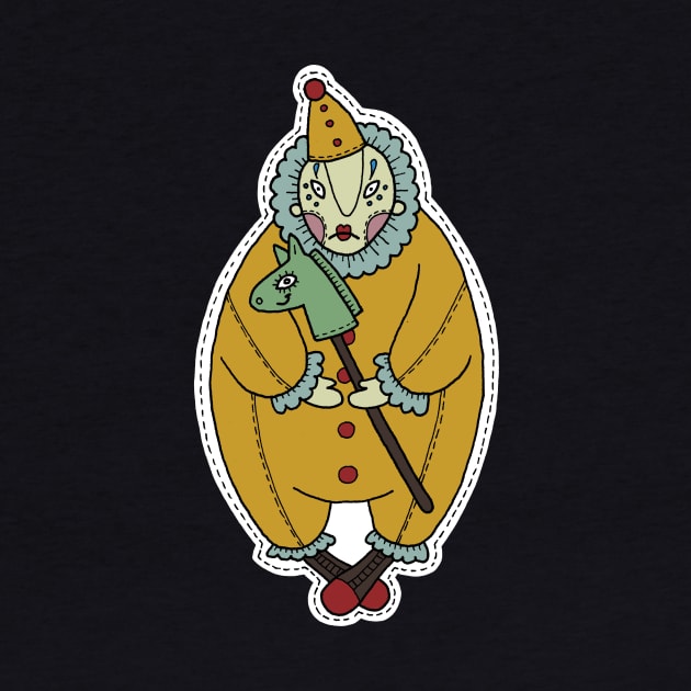 Sad Clown by crazypangolin